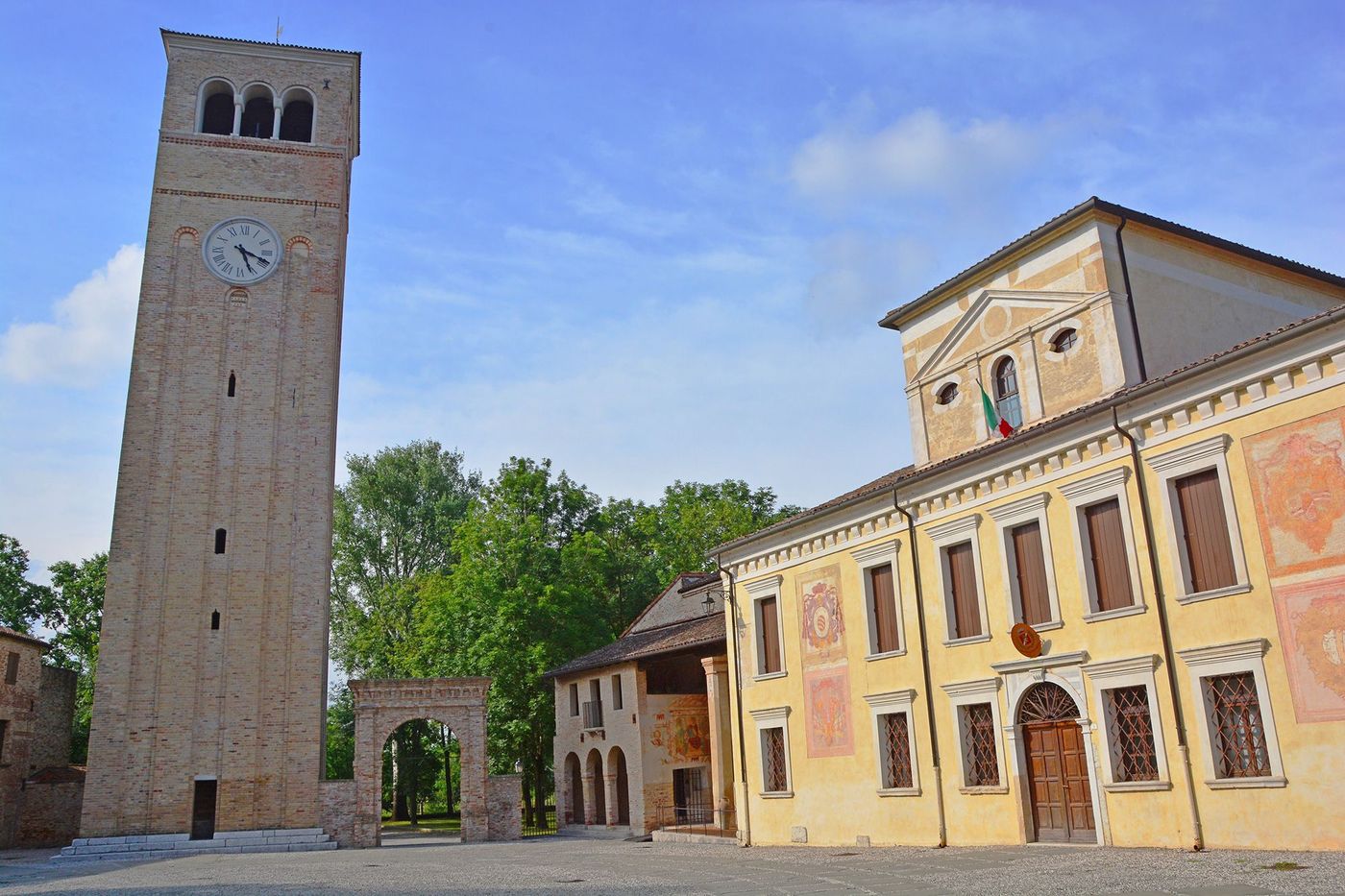 Italie Frioul Sesto al Reghena Abbaye
