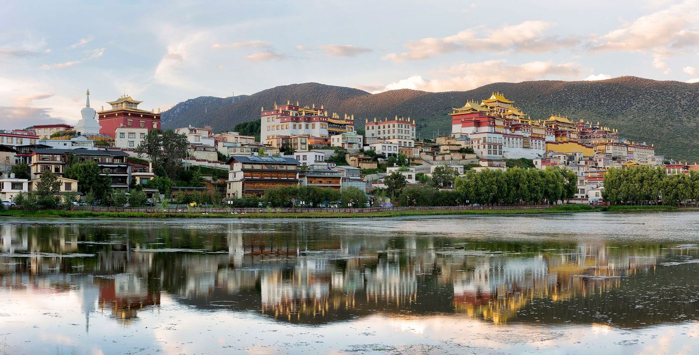 Monastère de Songzanlin à Shangri-La dans le Yunnan - Chine
