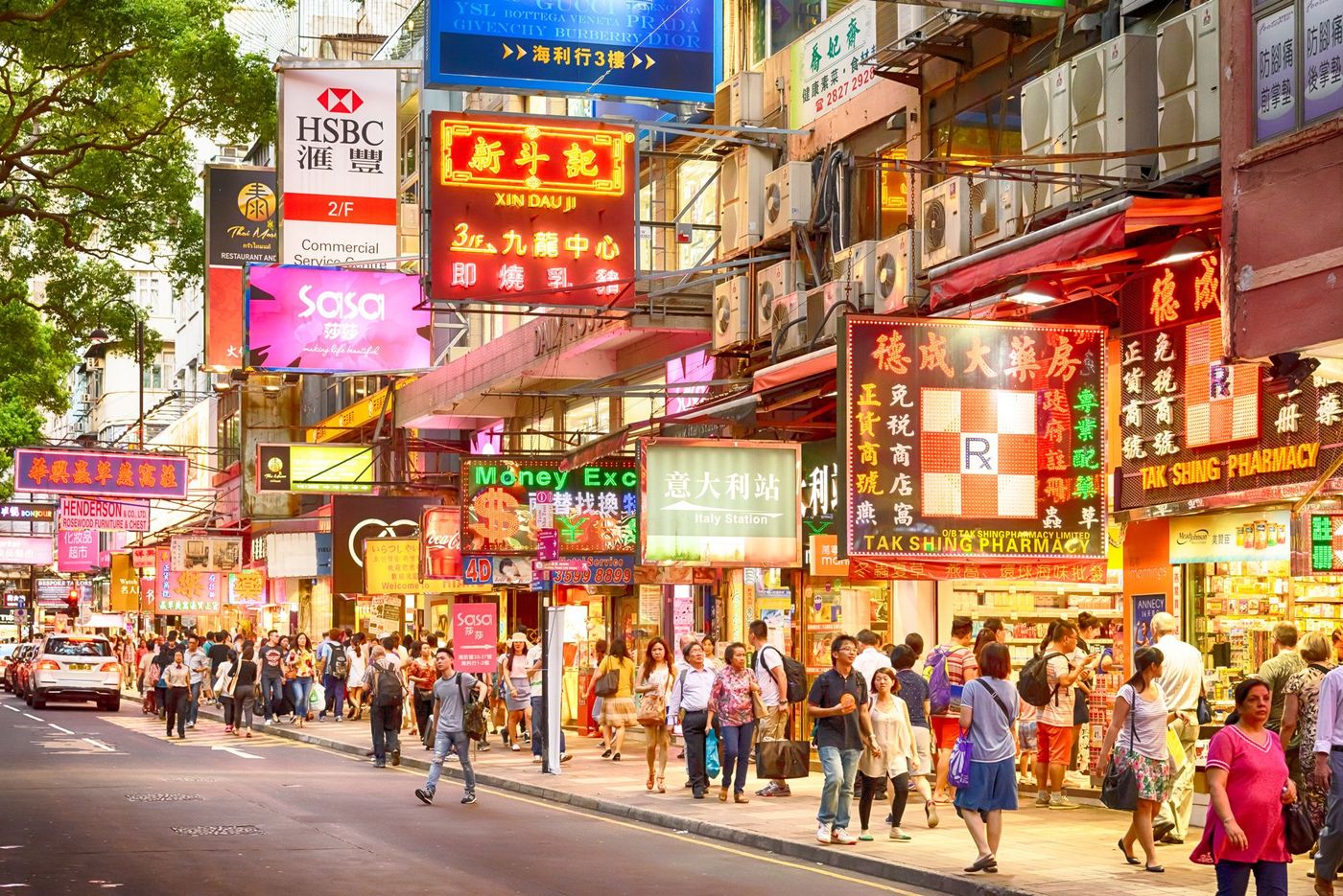 Shopping Rue Hong Kong