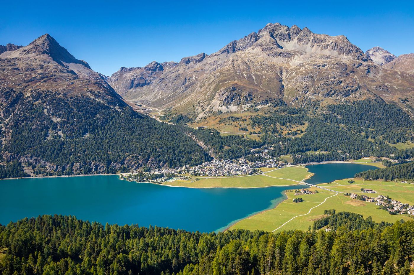 Silvaplana depuis Piz Corvatsch