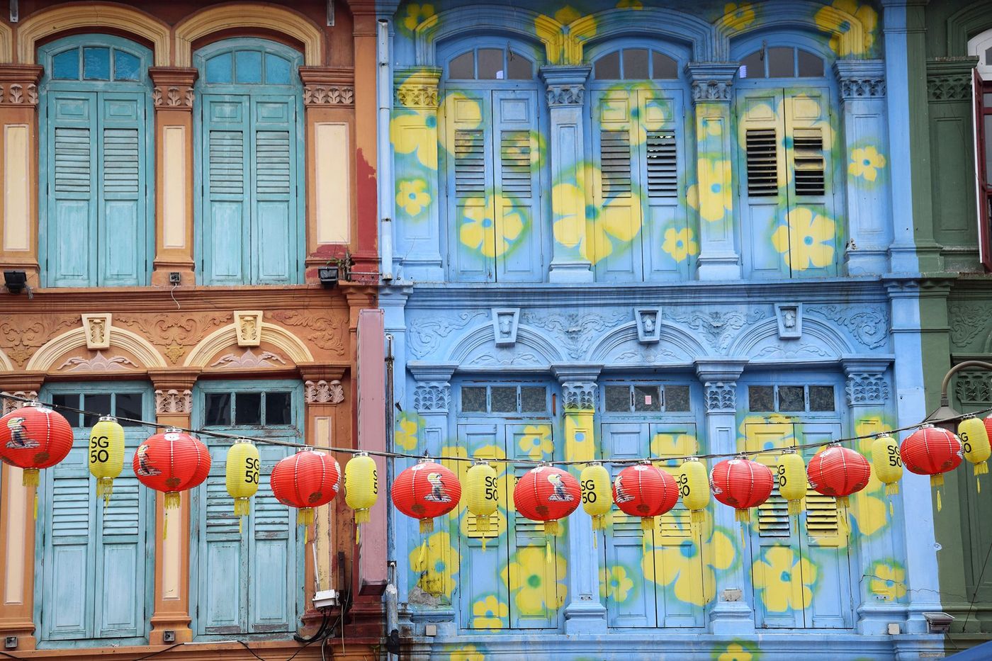 Singapour Chinatown Shophouses