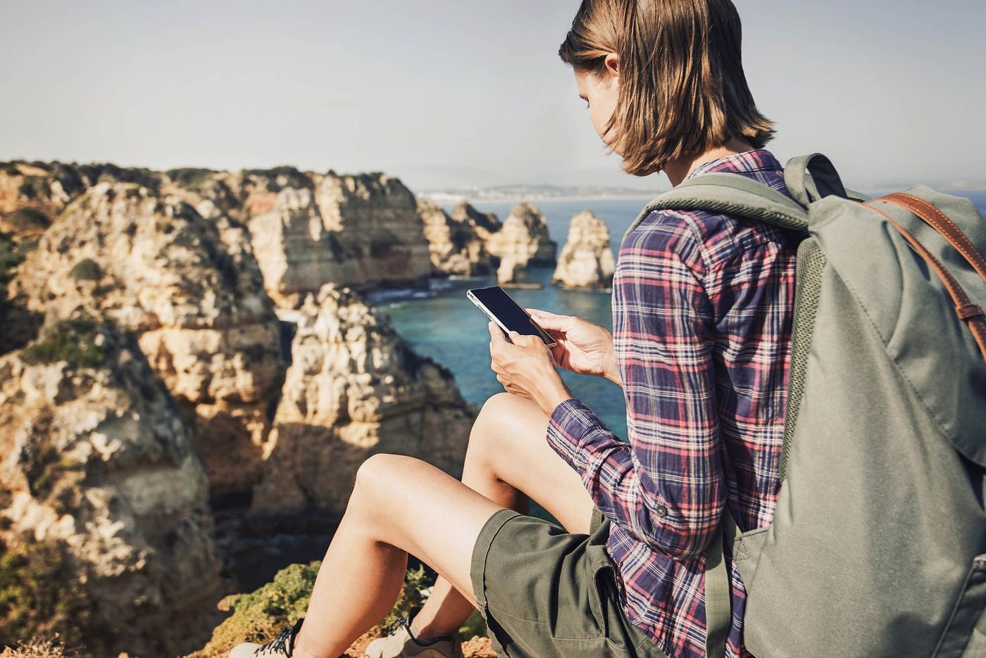 Smartphone en voyage