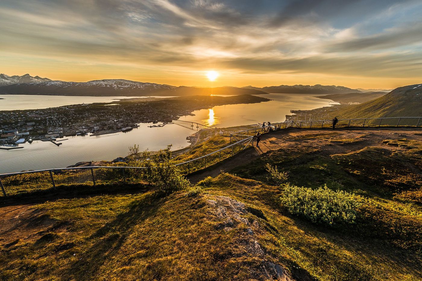 Soleil de minuit à Tromsø