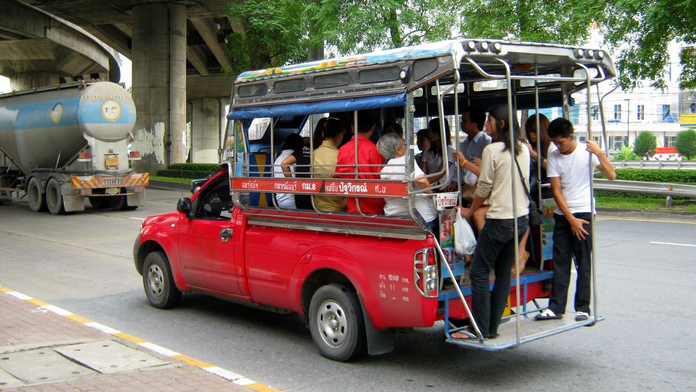 Songthaew Thaïlande Transports