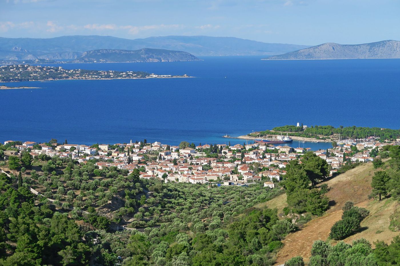 Spetses Panorama depuis les sommets