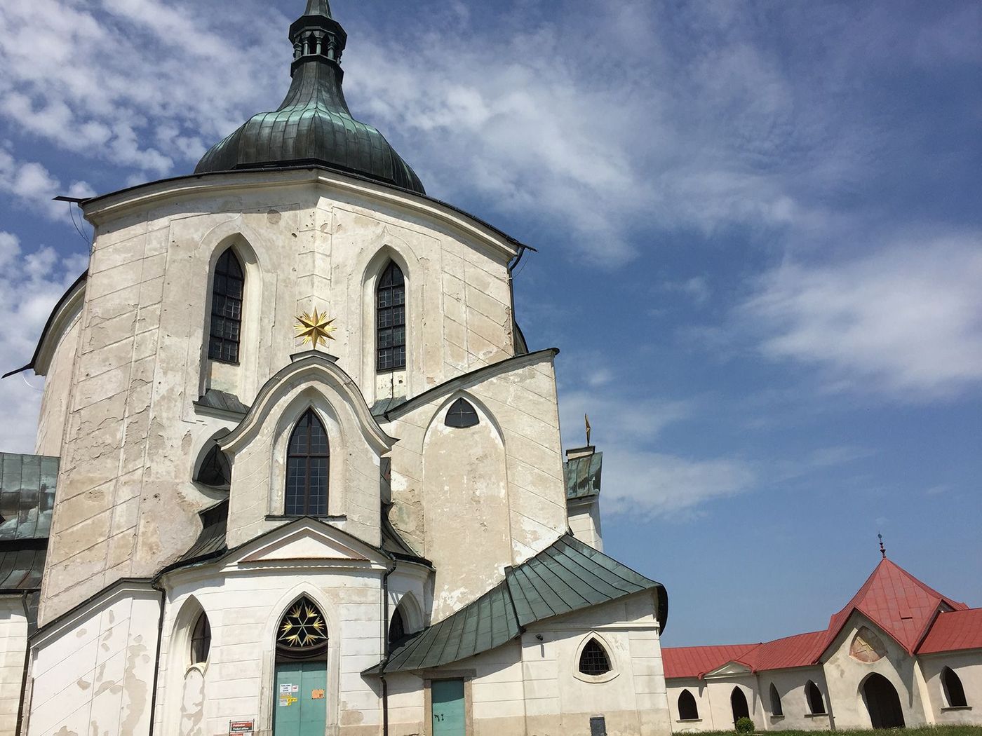 République tchèque Žďár nad Sázavou Eglise Saint-Jean-de-Népomucène