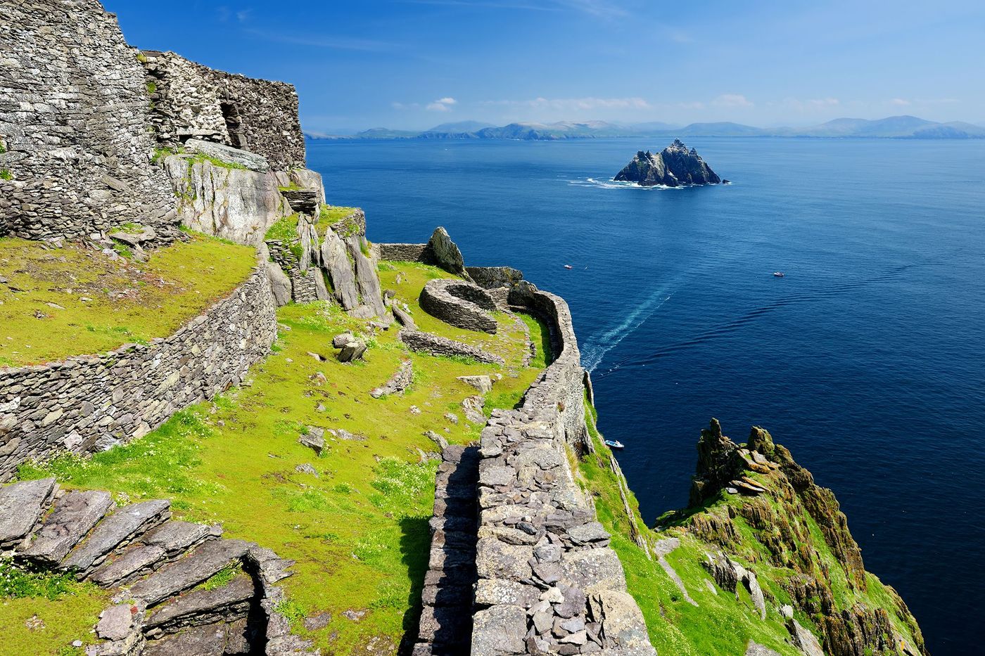 Skellig Michael, lieu de tournage de Star Wars en Irlande