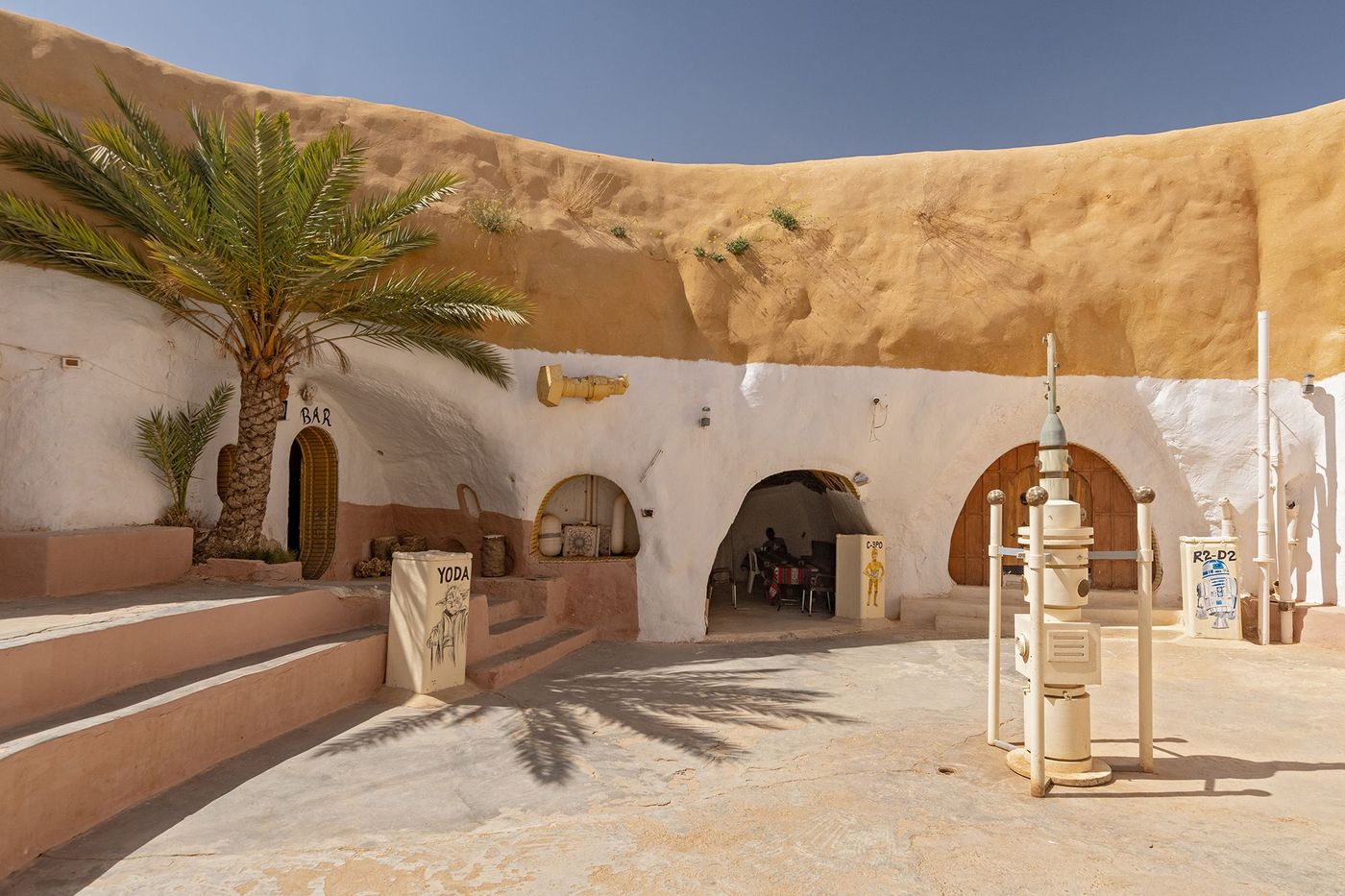 Bâtiments troglodytiques des décors de Star Wars en Tunisie