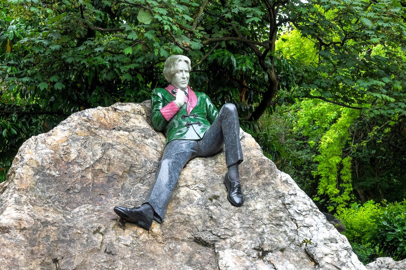 Statue d’Oscar Wilde à Merrion Square
