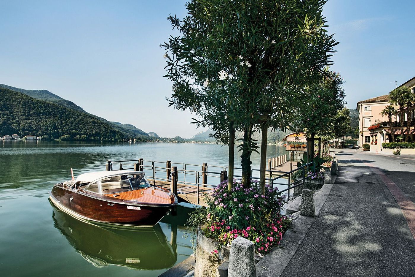 Morcote au bord du lac de Lugano