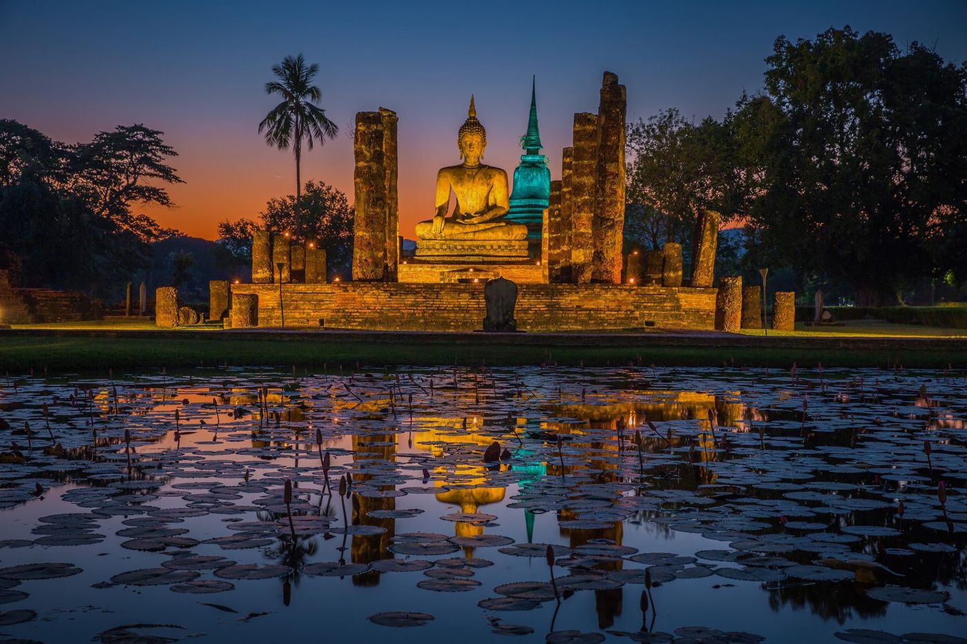 Thaïlande Sukhothai Wat Mahathat