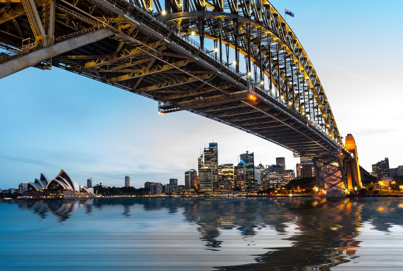 Australie Sydney Vue du pont et du port