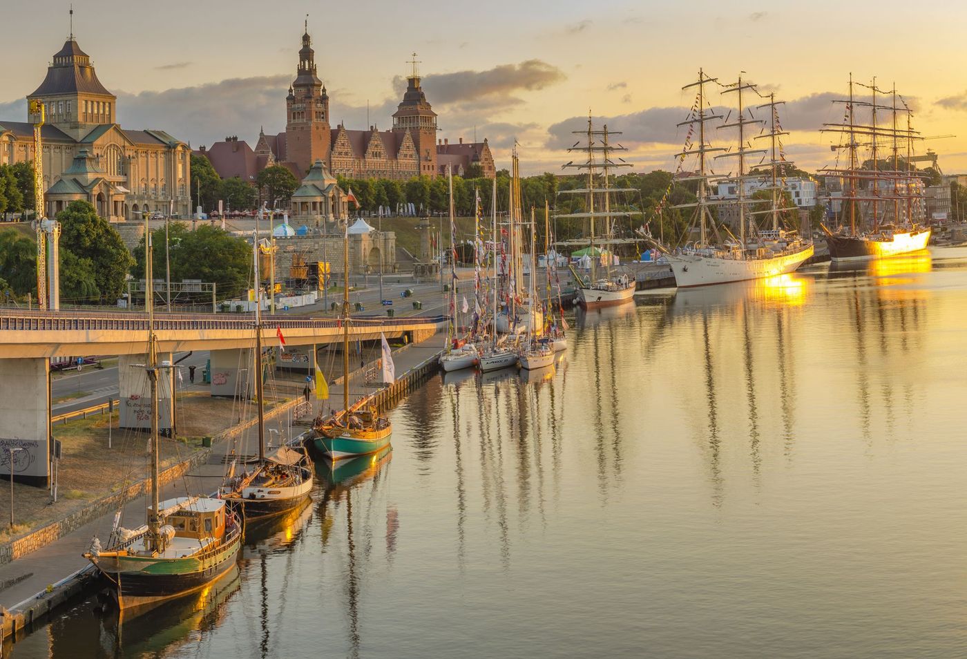 Szczecin Fleuve Pologne