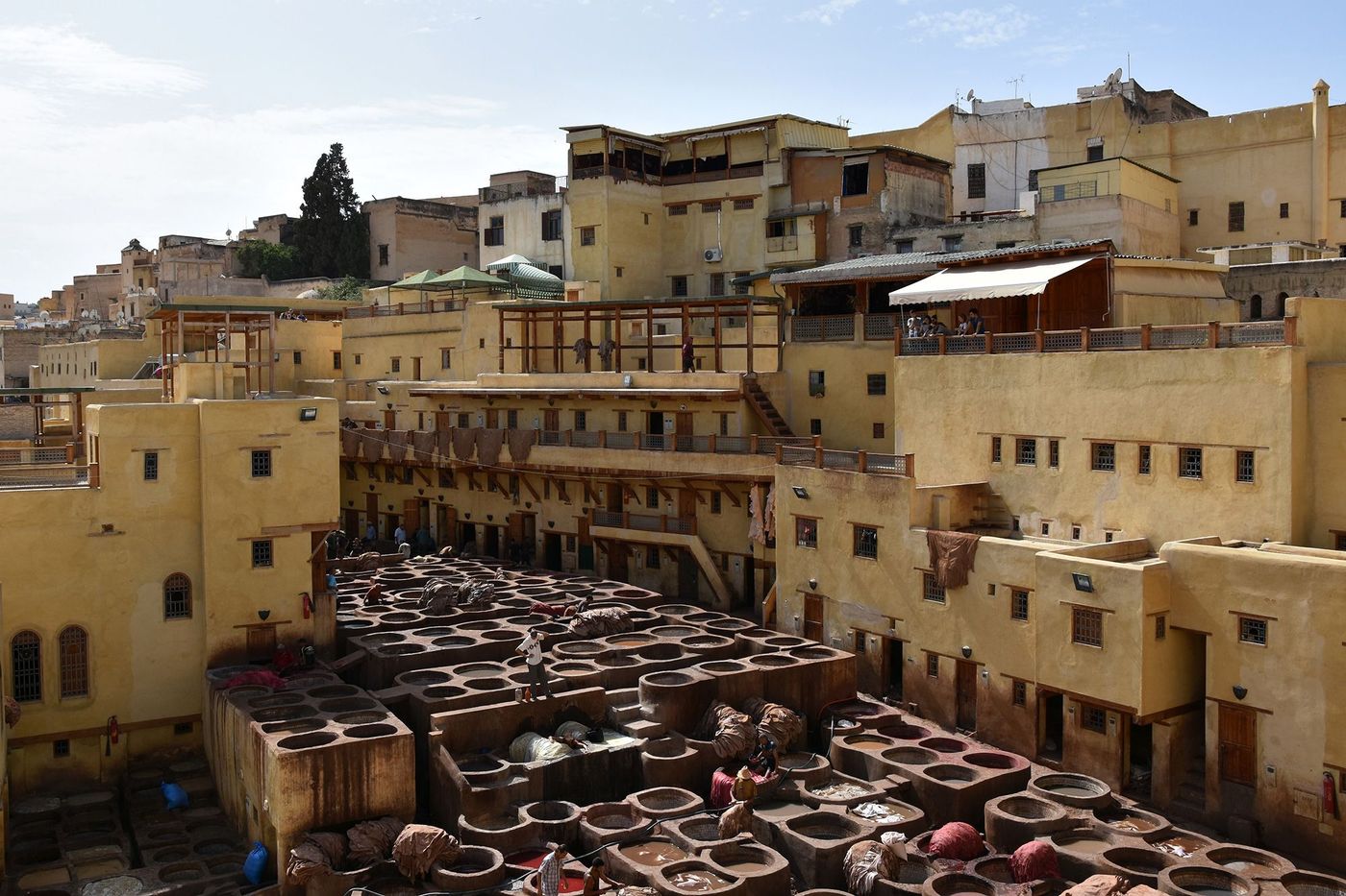 Maroc Fès Tanneries