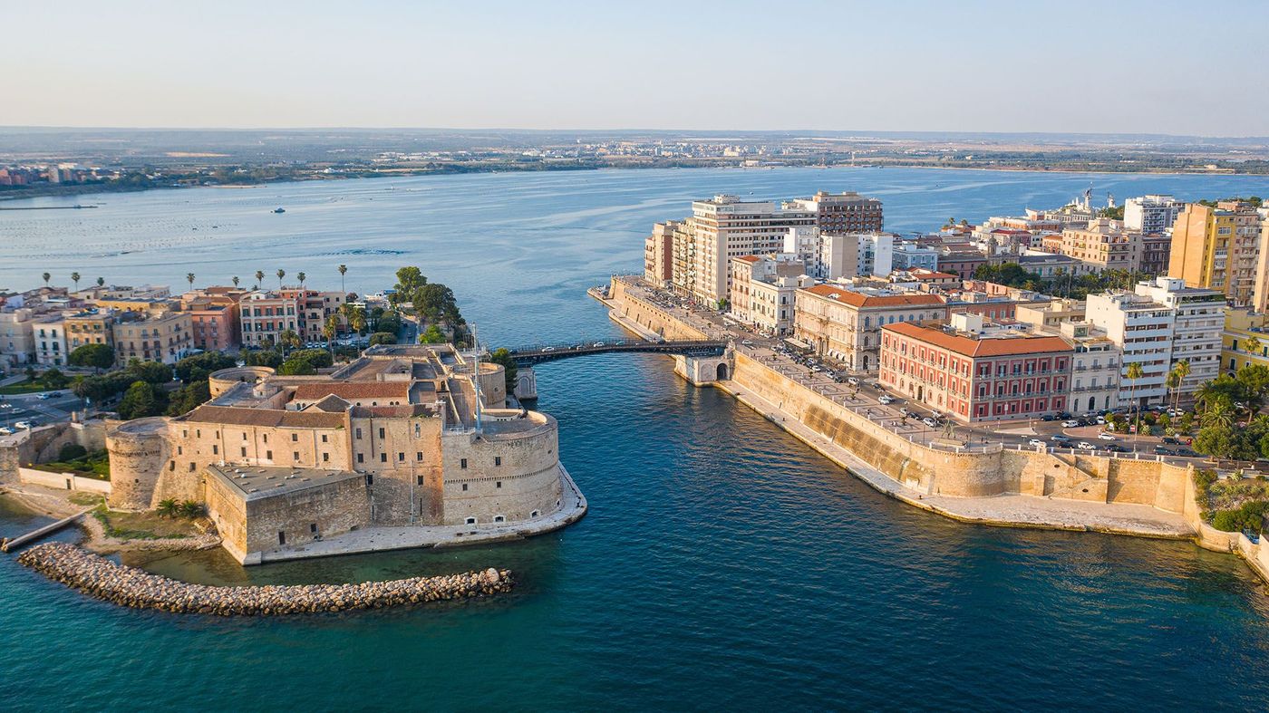 Vieille ville de Tarente dans les Pouilles - Italie