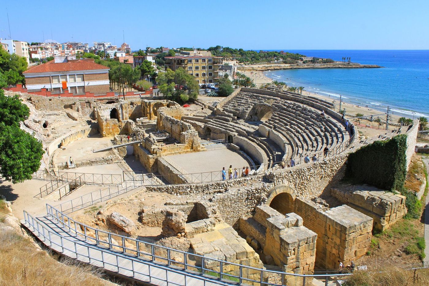 Espagne Catalogne Tarragone Amphithéâtre romain