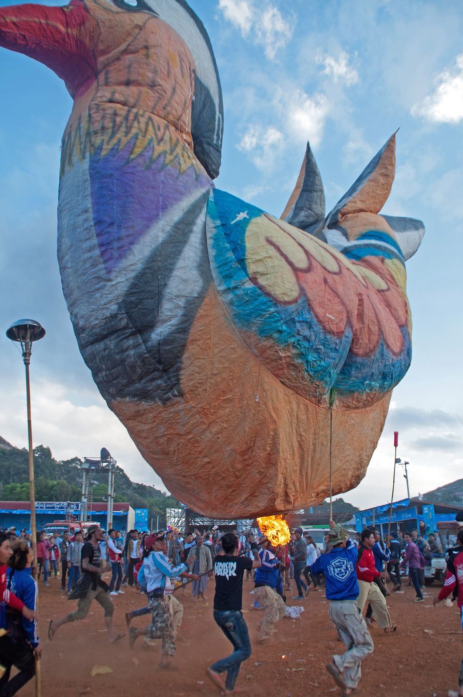 Birmanie Taunggyi Hot air ballon festival