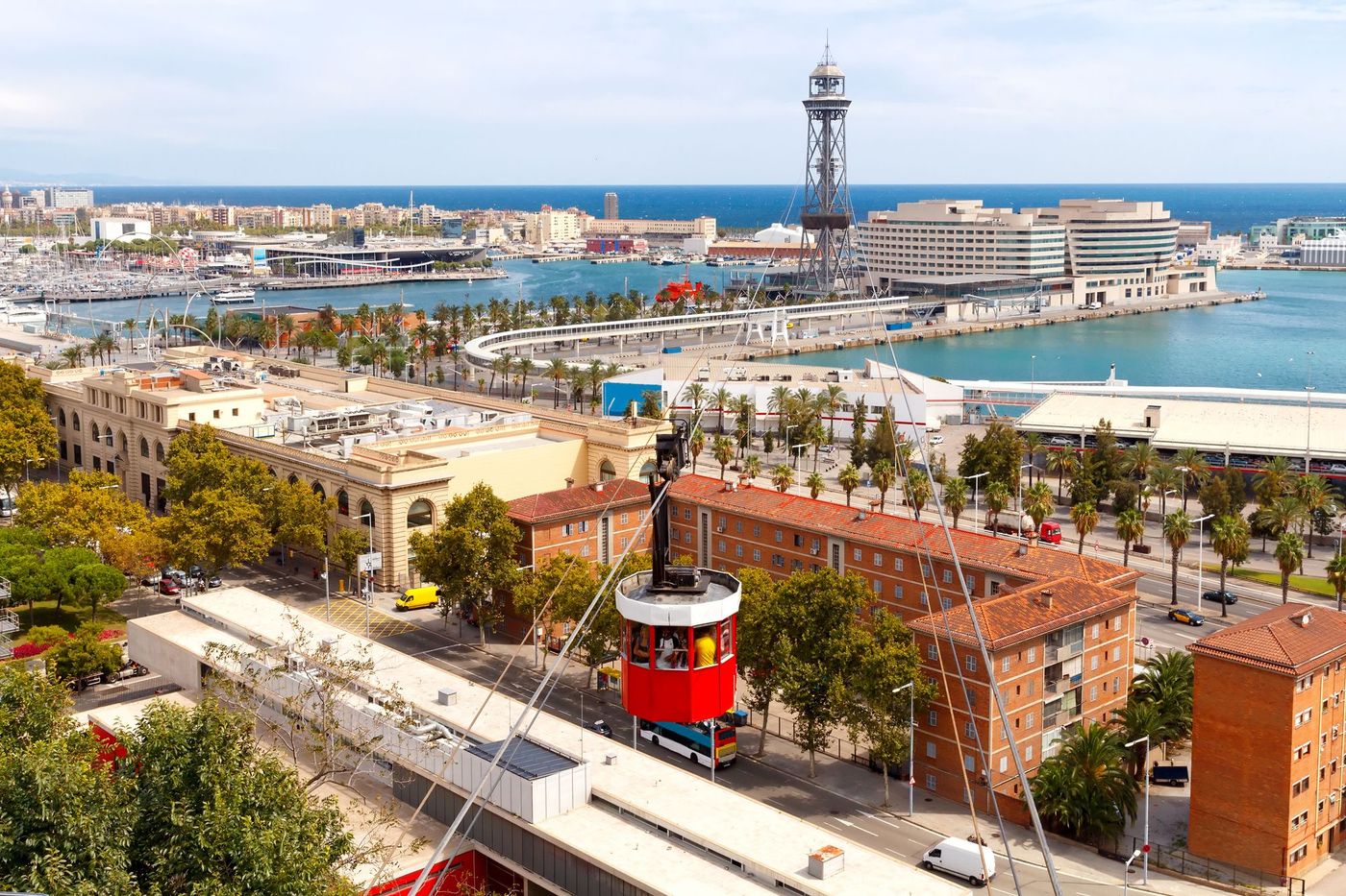 Téléphérique Cabine Barcelone