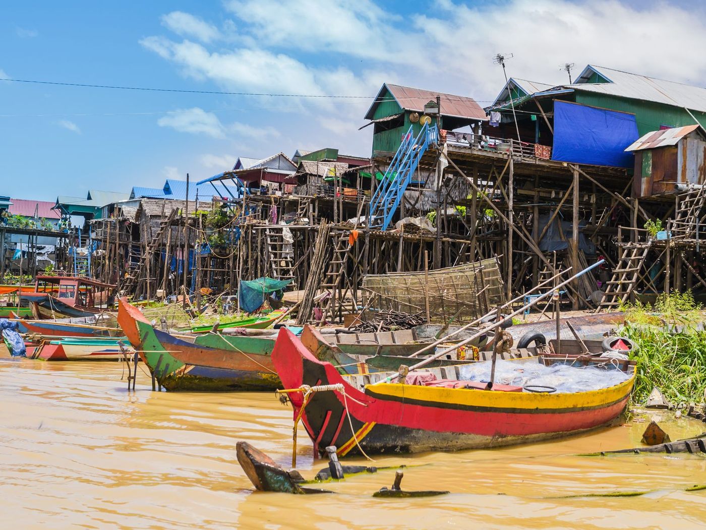 Tonle Sap Fleuve Nature