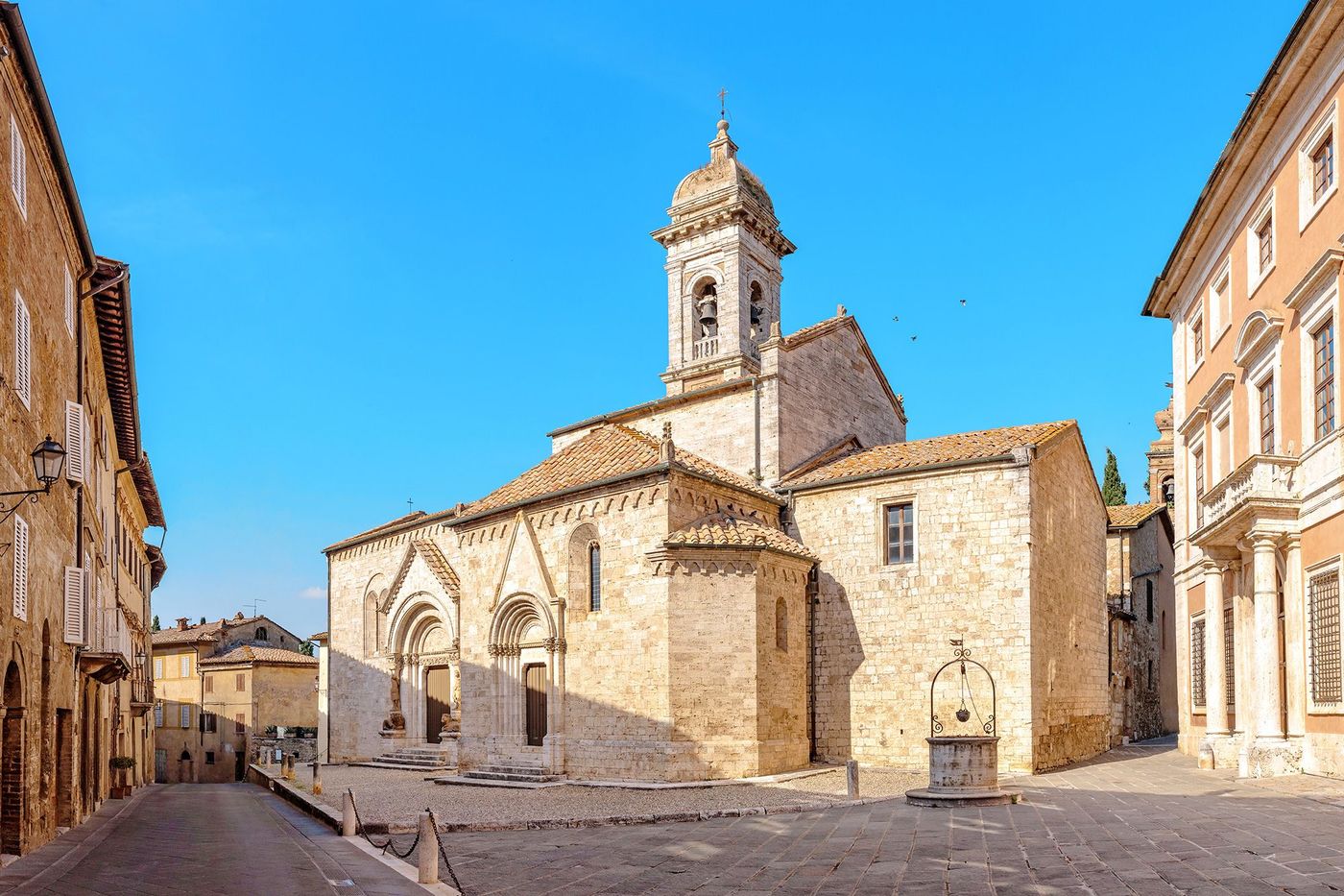Toscane San Quirico d'Orcia Collégiale