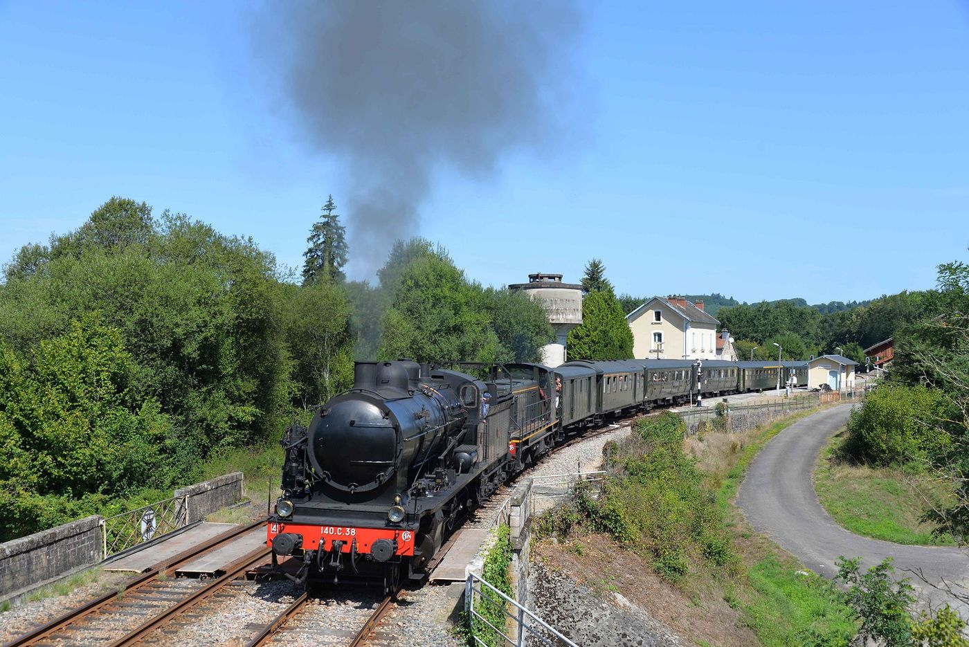 Train à vapeur en Limousin