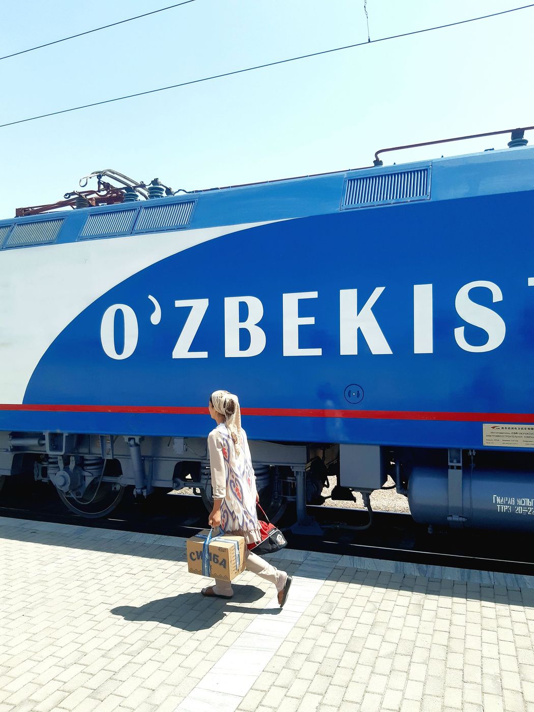 Train - Route de la soie en Ouzbékistan