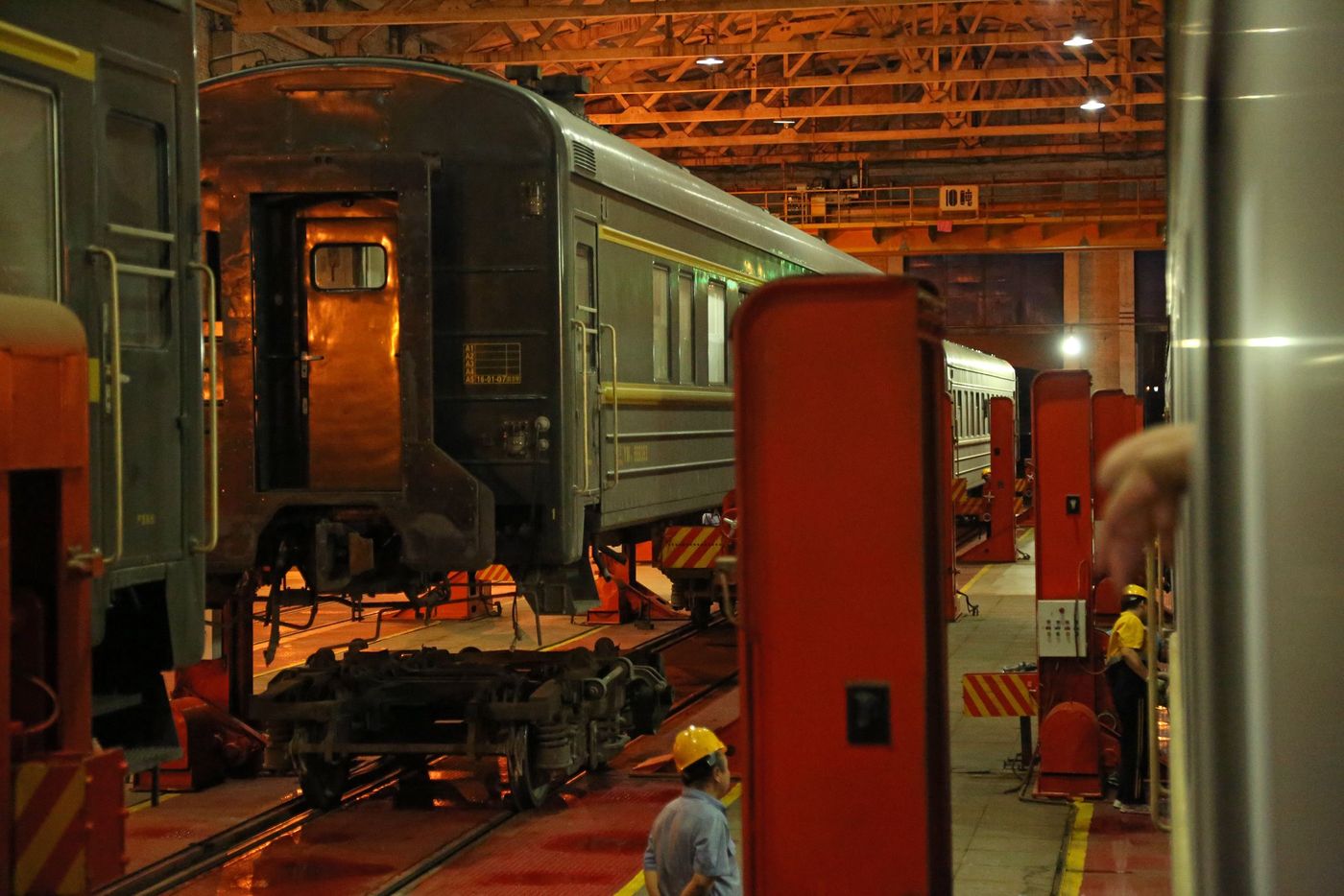 Frontière Mongolie Chine Train transsibérien