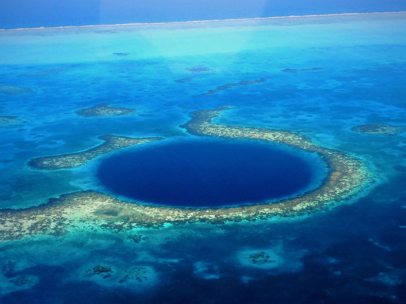 Trou bleu Belize Nature