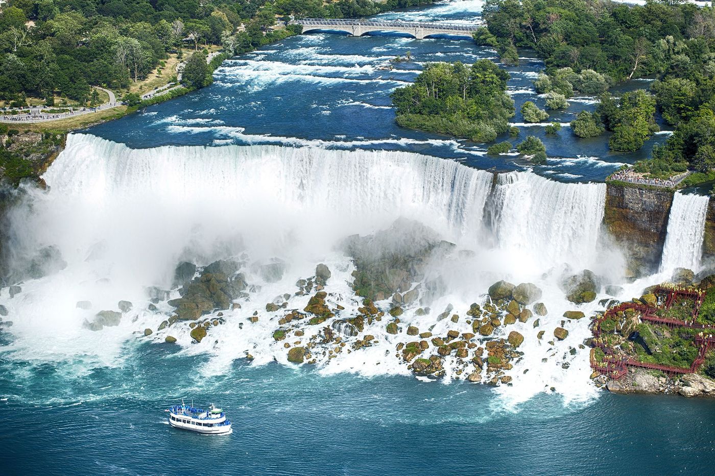 USA Chutes du Niagara American et Bridal Veil Falls