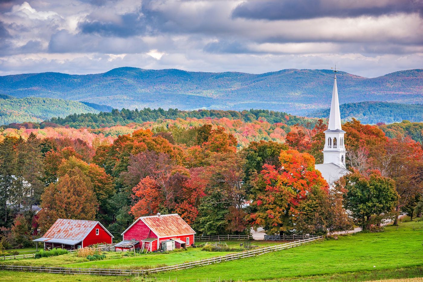 USA Vermont Peacham