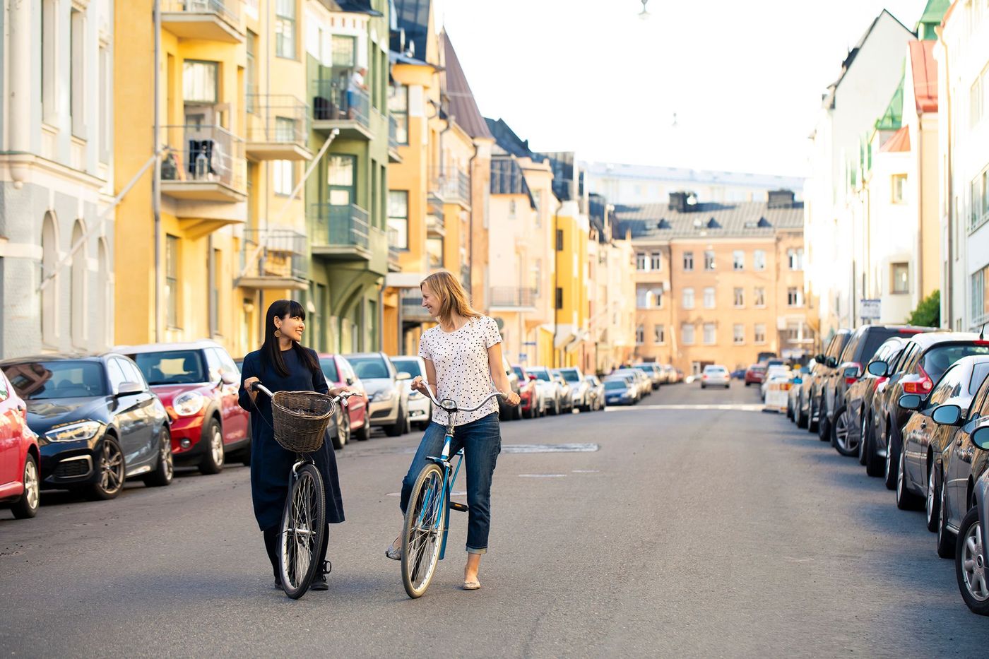 Vélo dans la rue Huvila Katu