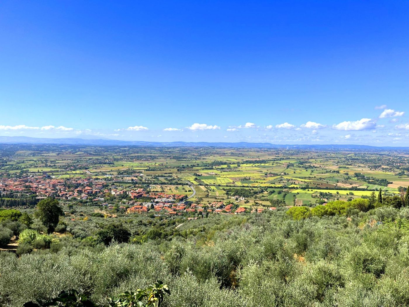 Val di Chiana depuis Cortona