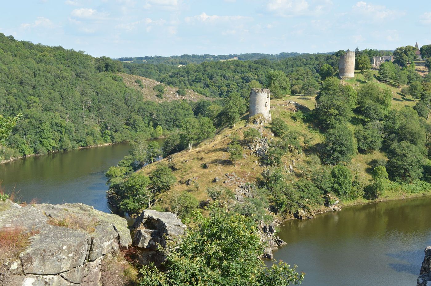 Vallée de la Creuse - vestiges de Crozant