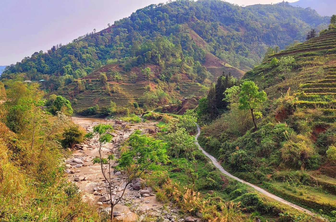 Vallée entre Hoàng Su Phì et Hà Giang