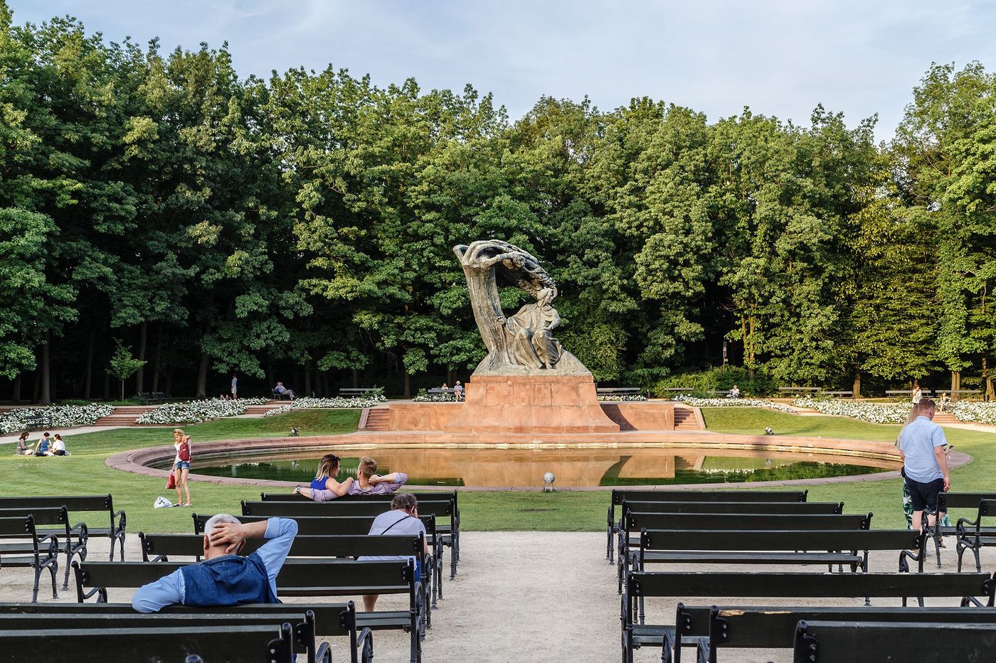 Varsovie Parc Lazienki Chopin
