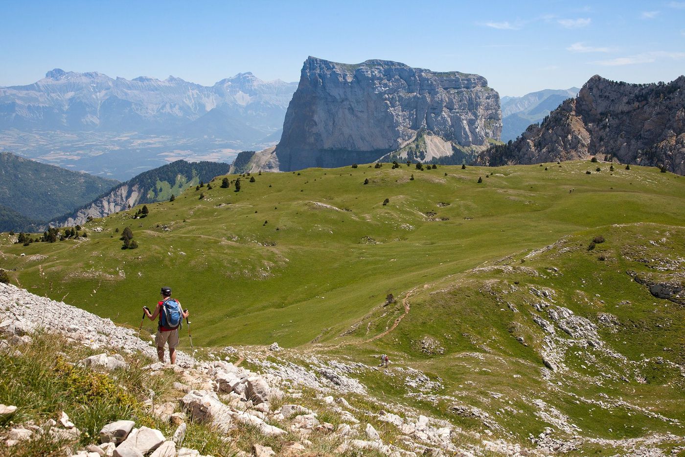 Vercors Mont Aiguille Randonneur