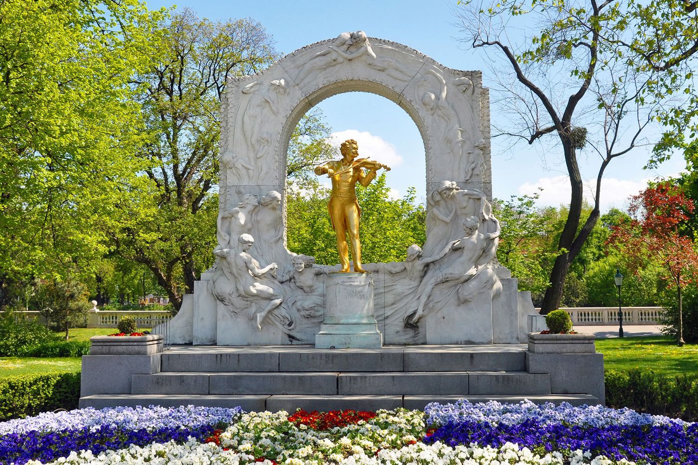 Vienne Burggarten Monument Mozart