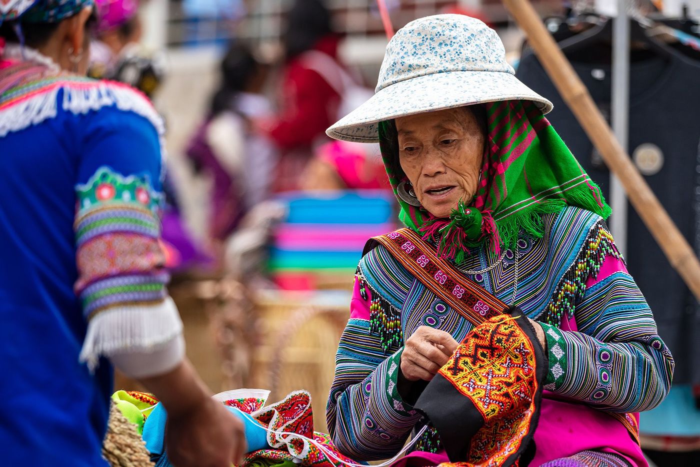Vietnam Bac Ha Marché
