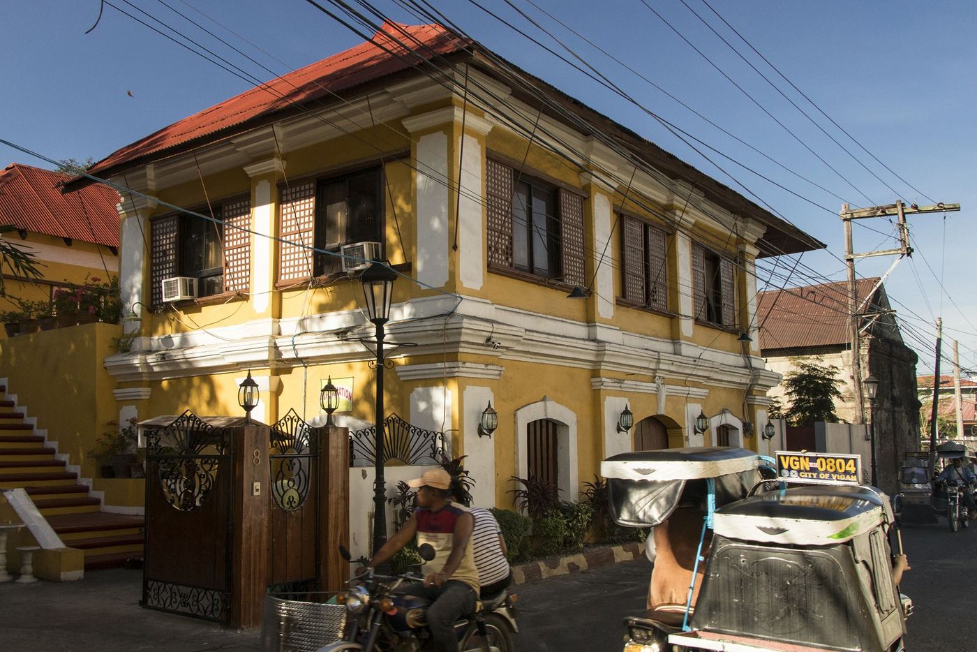 Vigan Maisons typiques de l'architecture de Vigan dans le quartier Unesco