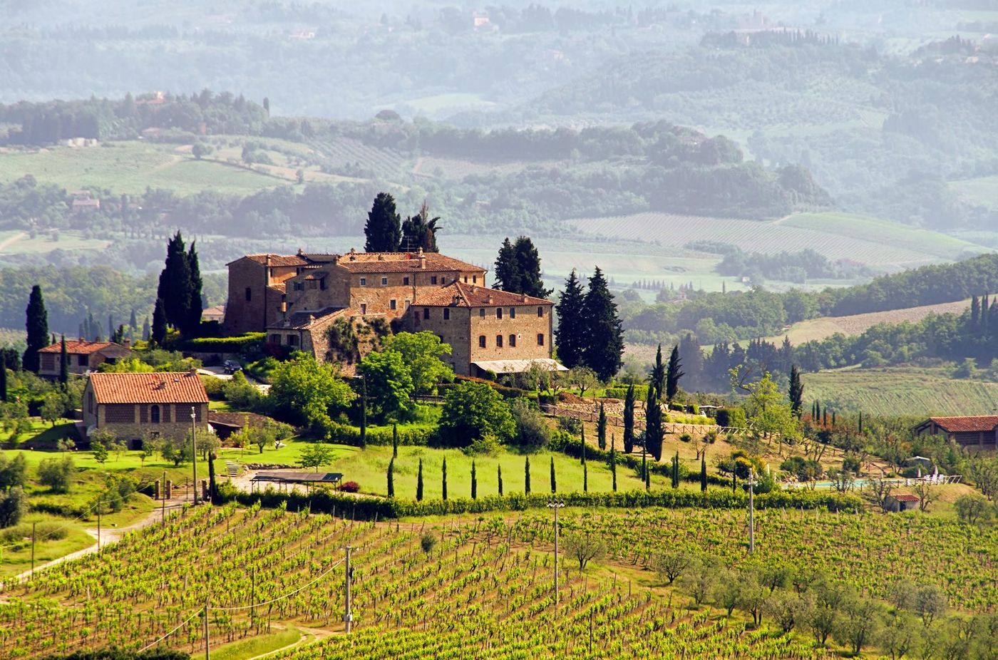 Vignoble Toscane Italie