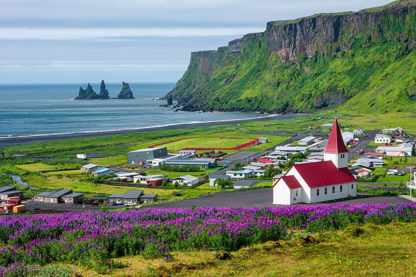 Eglise de Vík i Myrdal à Vík - Islande