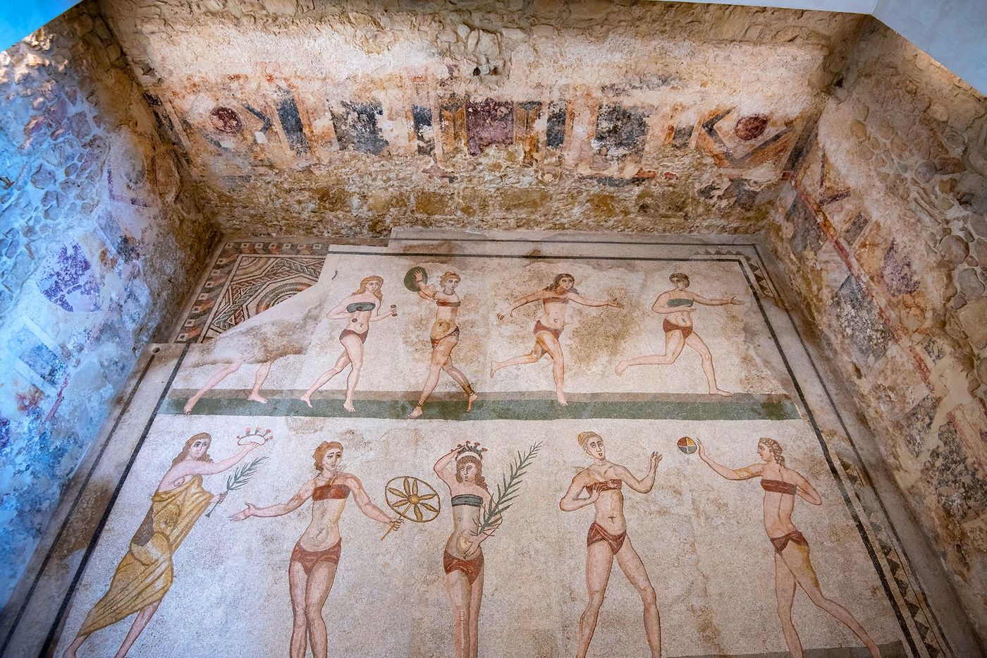 Villa romaine du Casale - mosaïque