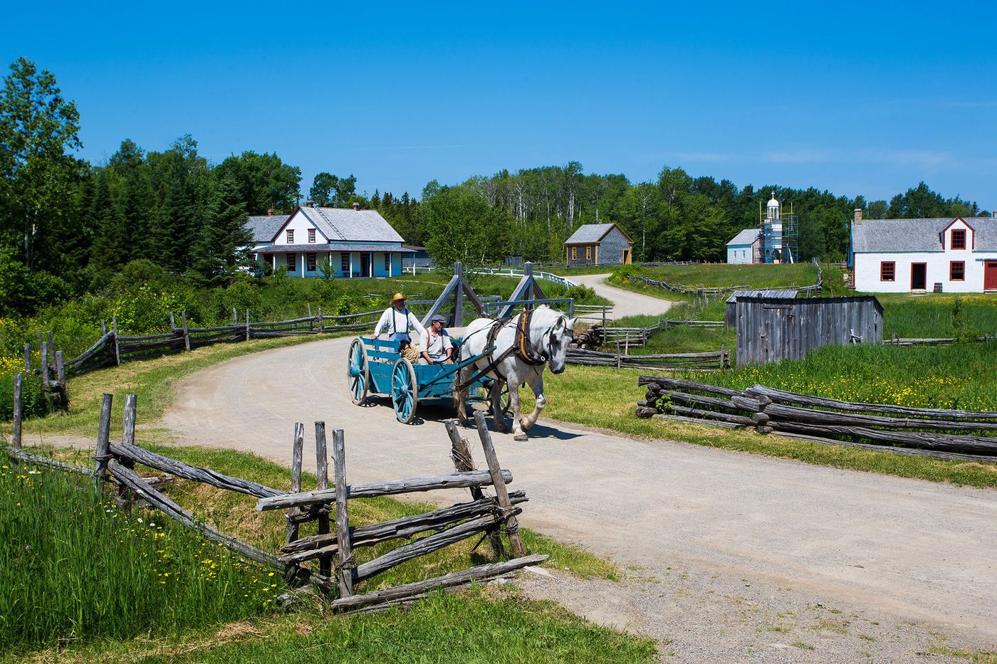 Nouveau-Brunswick Village historique acadien