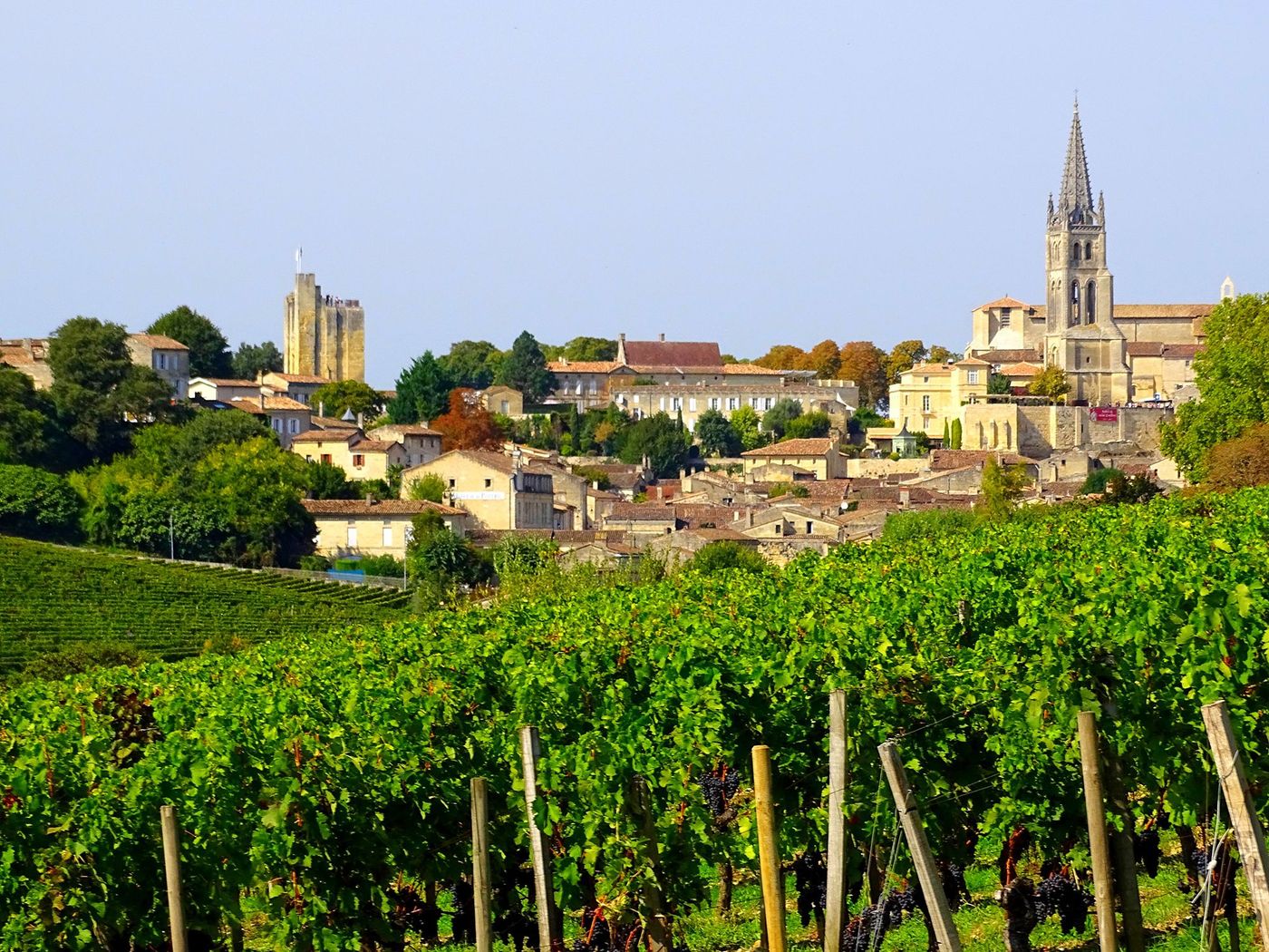 Village et vignes de Saint-Émilion