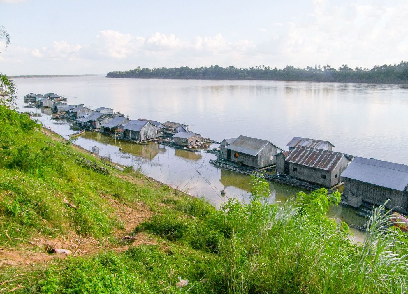 Village - île de Koh Trong