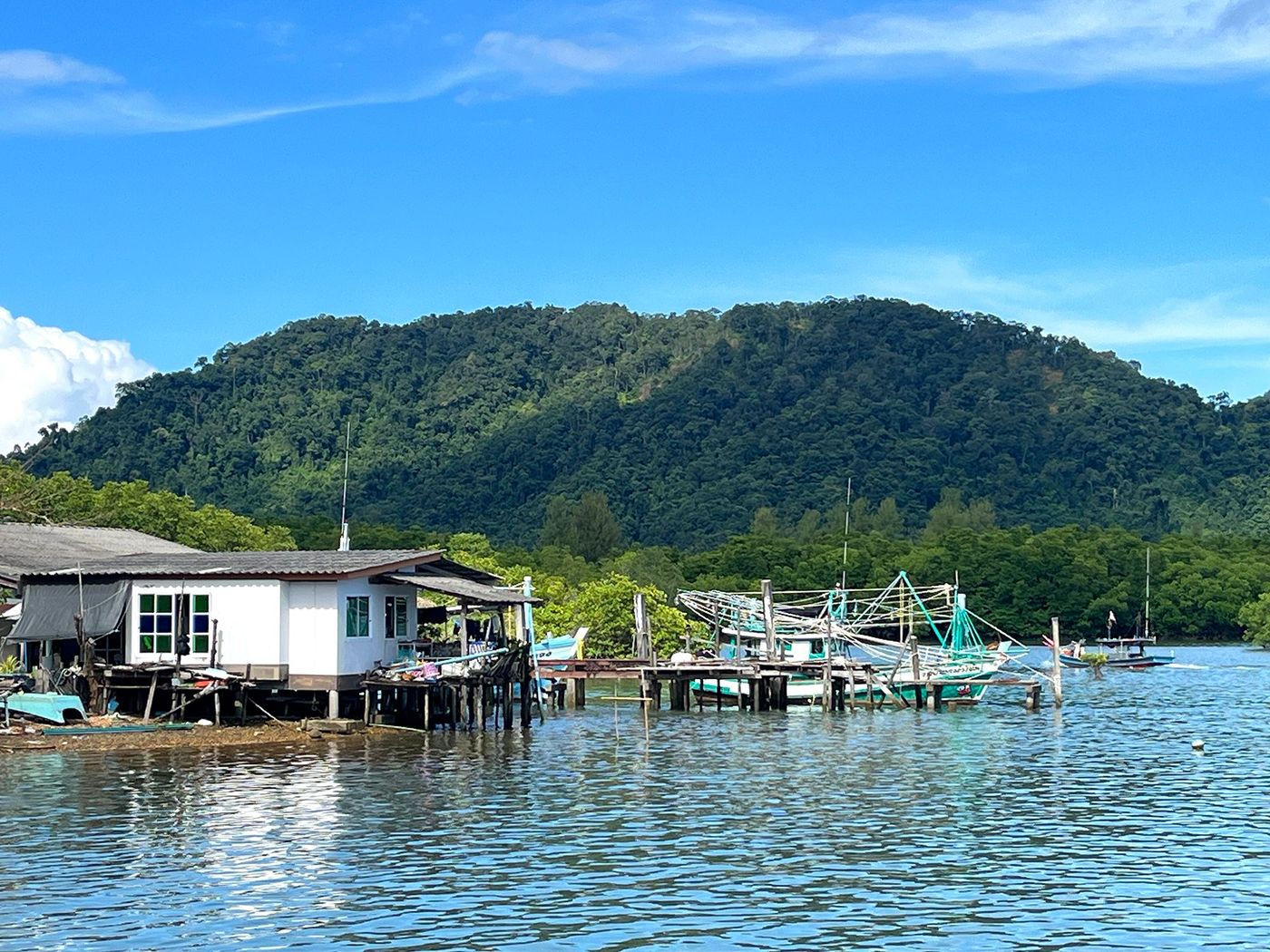 Côte est de Ko Chang - villages de pêcheurs