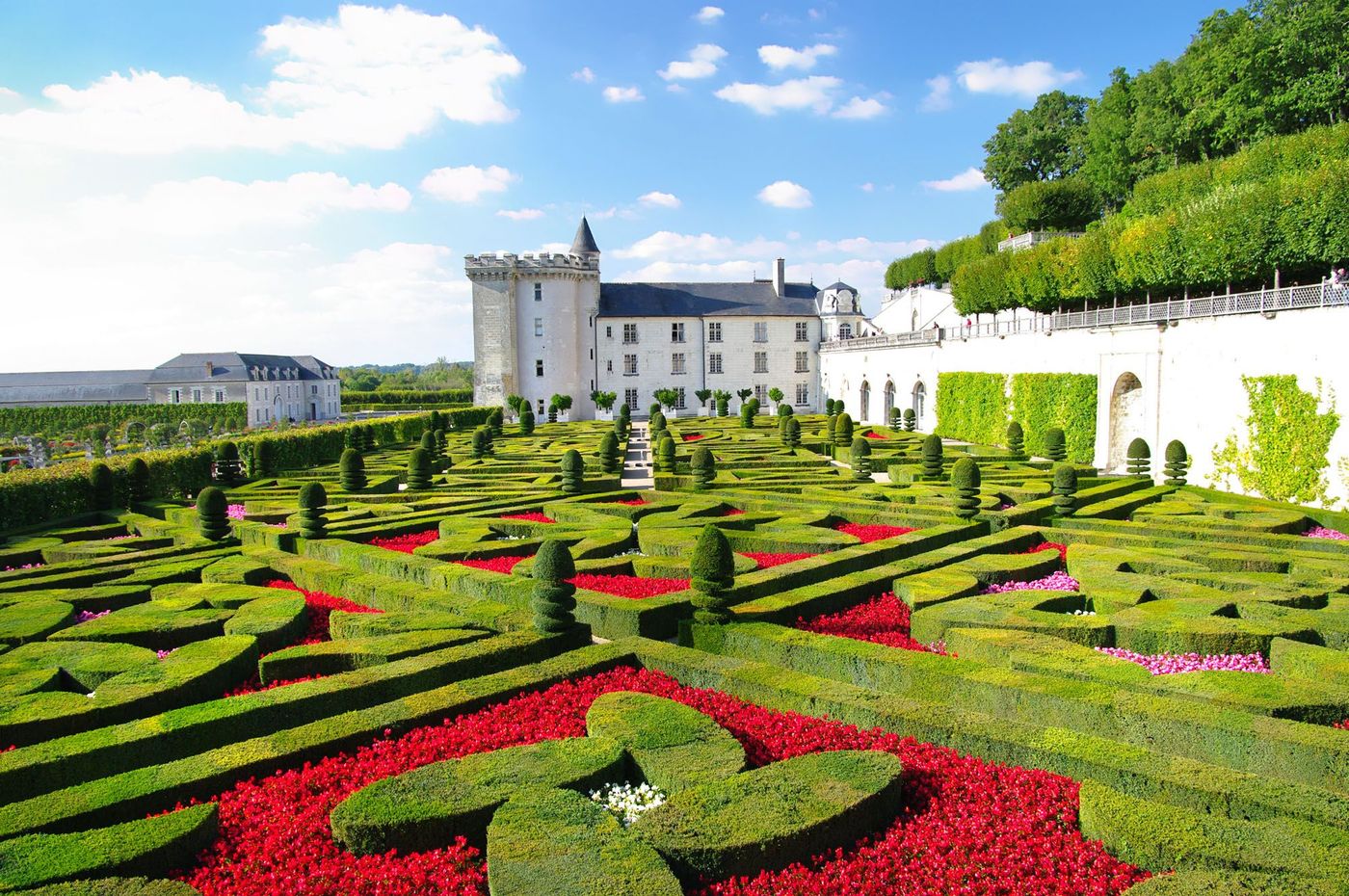 Villandry Chateau Jardins