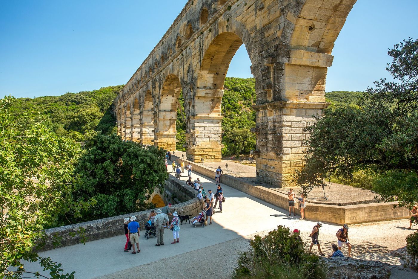 Visite du pont du Gard