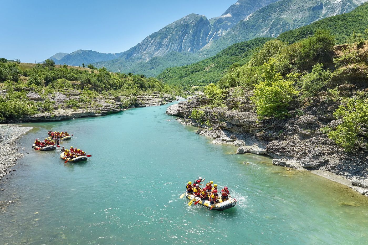Vjosa - rafting