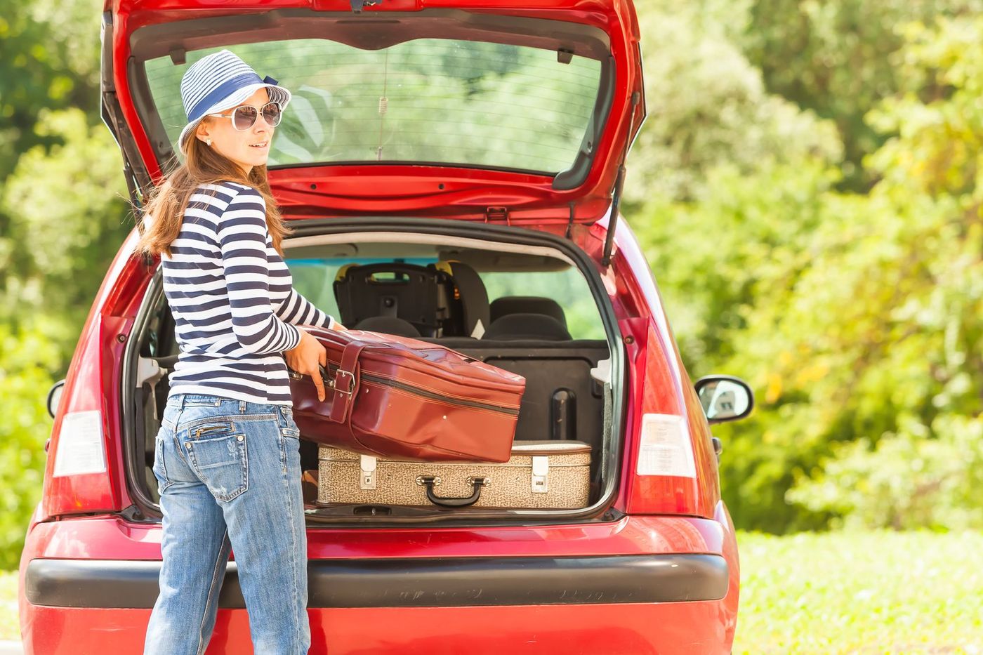 Voiture Covoiturage Valise